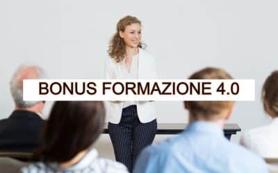 Le nuove aliquote del Bonus Formazione 4.0